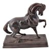 19th Century French Bronze Horse Sculpture Signed "Barye"