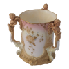 Circa 1900's English Victorian Style Porcelain Royal Doulton Loving Cup