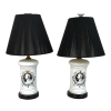 Late 19th Century Pair of Continental Apothecary Jar Table Lamps - Image 2