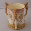 Circa 1900's English Victorian Style Porcelain Royal Doulton Loving Cup - Image 3