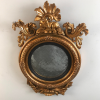 Circa 1790 Georgian Hand-Carved Wooden Convex Bullseye Mirror - Image 3