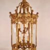 Large 19th Century French Louis XVI Style Gilt Bronze Lantern - Image 3
