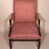 Circa 1830 George III Fortuny Upholstered Gainsborough Mahogany Armchair - Image 3