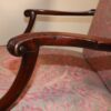 Circa 1830 George III Fortuny Upholstered Gainsborough Mahogany Armchair - Image 6
