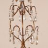 Vintage Petite Brass and Crystal Fixture - Image 5