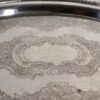 Vintage Silver on Copper Footed Serving Tray With Celluloid Handles - Image 9