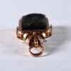 Victorian Intaglio Onyx Pendant in Rose Gold Filled Locket Pendant - Image 10