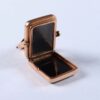 Victorian Intaglio Onyx Pendant in Rose Gold Filled Locket Pendant - Image 3