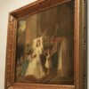 19th Century Oil on Canvas by Joseph Caraud titled "Flowers For A Lady" - Image 4