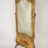 19th Century Venetian Rococo Style Painted Cheval Mirror - Image 2