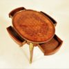 Circa 1900 French Louis XVI Style Occasional Table with Parquetry - Image 4