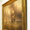 19th Century Oil on Canvas by Henry Moore titled "A Breezy Day in the Channel" - Image 3