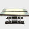Pair of Art Deco Console Tables with Lights - Image 2