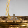 Circa 1900 Louis XVI Style Gilt Bronze Flush Mount with Etched Glass - Image 12