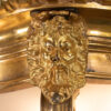 Circa 1900 Louis XVI Style Gilt Bronze Flush Mount with Etched Glass - Image 8