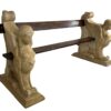 Circa 1925 Italian Neoclassical Greek Revival Bench by P. Mazzetti