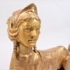 Early 19th Century English Regency Greek Revival Gilt Carving of a Sphinx - Image 4