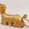 Early 19th Century English Regency Greek Revival Gilt Carving of a Sphinx - Image 2
