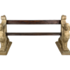 Circa 1925 Italian Neoclassical Greek Revival Bench by P. Mazzetti - Image 3