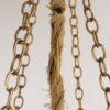 Early 20th Century French Neoclassical with Ormolu and Frosted Etched Glass Pendant Chandelier - Image 6