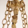 Early 20th Century French Neoclassical with Ormolu and Frosted Etched Glass Pendant Chandelier - Image 5