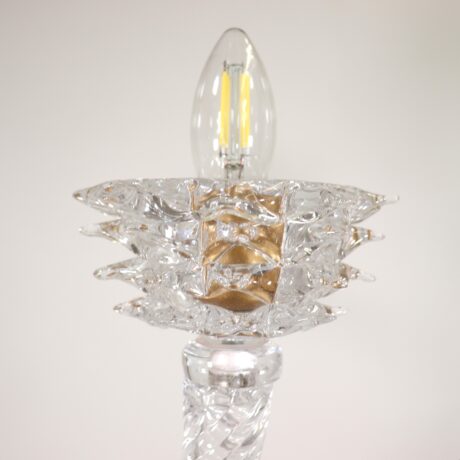 Vintage Murano Glass Rostrato Chandelier in the Manner of Ercole Barovier - Image 8