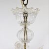 Vintage Traditional Baroque Style Floral Gold Infused Murano Glass Chandelier - Image 7