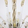 MidCentury 24K Gold Infused and Rigaree Murano Frond Pendant Light - Image 10