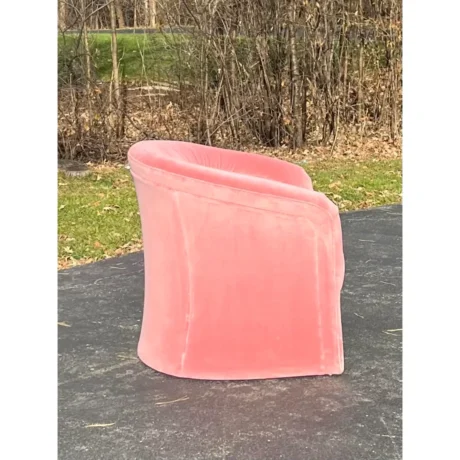 Pink Velvet Accent Chair - Image 7