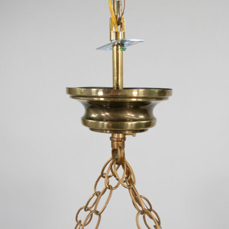 Mid-Century Murano Pendant Light in the Manner of Vistosi - Image 12