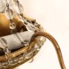 Pair of Vintage French Maison Jansen of Paris Brass and Crystal Sconces - Image 10