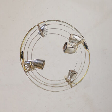 Mid-Century Murano Pendant Light in the Manner of Vistosi - Image 13