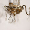 Pair of Vintage French Maison Jansen of Paris Brass and Crystal Sconces - Image 16