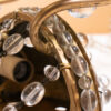 Pair of Vintage French Maison Jansen of Paris Brass and Crystal Sconces - Image 13