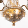 Pair of Vintage French Maison Jansen of Paris Brass and Crystal Sconces - Image 9