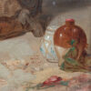 19th Century Genre Scene " Curiosity Unsealed" Oil on Canvas Attributed to Thomas Webster (English 1800-1880) - Image 11
