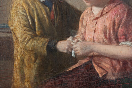 19th Century Oil On Mahogany Board by William M Hensley (British 1819-1883) titled The Cut Finger - Image 4