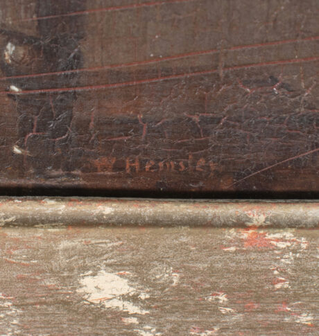 19th Century Oil On Mahogany Board by William M Hensley (British 1819-1883) titled The Cut Finger - Image 6