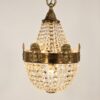Early 20th Century French Empire Style Beaded Crystal Chandelier - Image 3