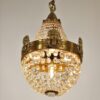 Early 20th Century French Empire Style Beaded Crystal Chandelier - Image 4