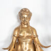 Large Pair of 19th Century French Empire Style Gilt Bronze Sconces Featuring Caryatids of Acantha - Image 15