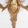Large Pair of 19th Century French Empire Style Gilt Bronze Sconces Featuring Caryatids of Acantha - Image 8
