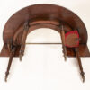 English Regency Period Mahogany Horseshoe Hunt Social Table with Custom Storage - Image 14