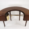 English Regency Period Mahogany Horseshoe Hunt Social Table with Custom Storage - Image 16