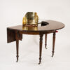 English Regency Period Mahogany Horseshoe Hunt Social Table with Custom Storage - Image 2