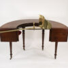 English Regency Period Mahogany Horseshoe Hunt Social Table with Custom Storage - Image 4