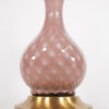 Vintage Mauve Hobnail Murano Table Lamp Attributed to Barovier & Toso - Image 8