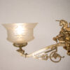 Late 19th Century Eastlake Style Bronze Eight Light Chandelier with Mythological Seahorses and Zephry Faces - Image 8