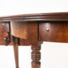 English Regency Period Mahogany Horseshoe Hunt Social Table with Custom Storage - Image 8