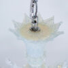 Vintage Baroque Style 6-Arm Opaline Murano Chandelier - Image 4